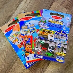 Melissa and Doug magnetic take along puzzles